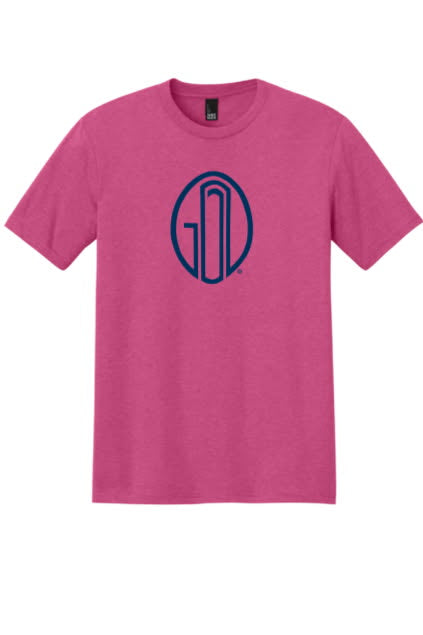 theGODlogo - Short Sleeve T-shirt (Unisex) - Fuchsia