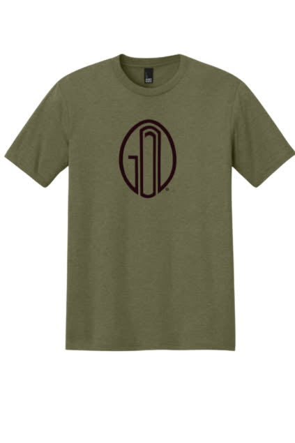 theGODlogo - Short Sleeve T-shirt (Unisex) - Military Green